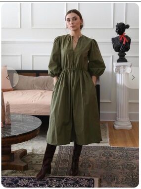 Mille Celeste dress in Safari Green